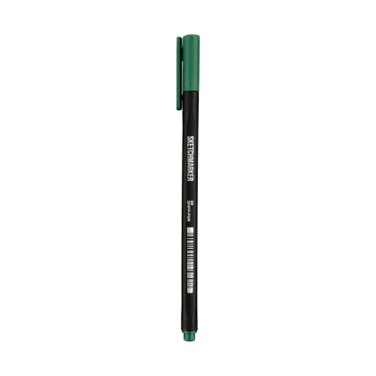 Ручка капиллярная "Sketchmarker Artist fine pen", 0.4 мм, зеленый лесной