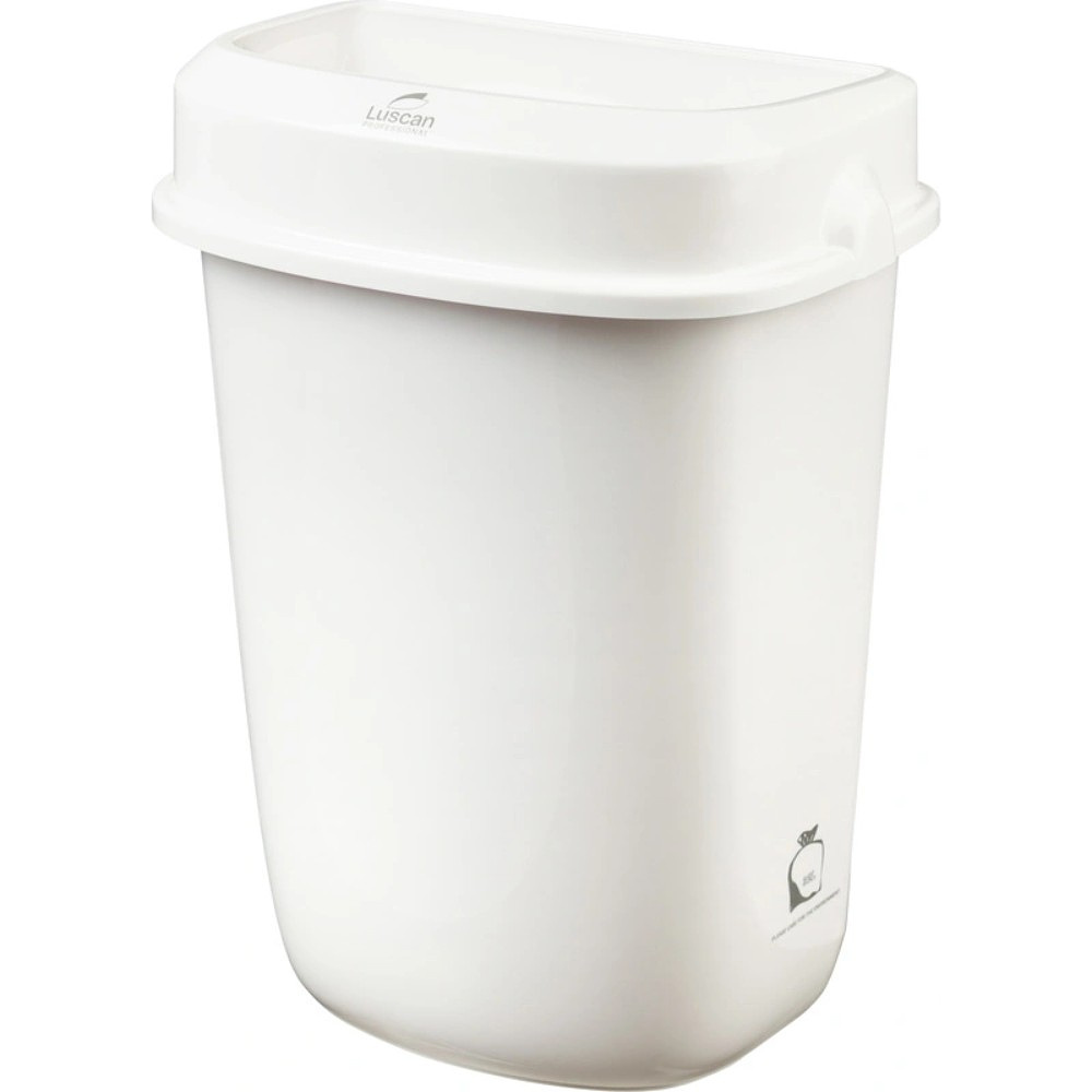 Корзина Luscan Prof Etalon для мусора, с крышкой, 32 л, белый