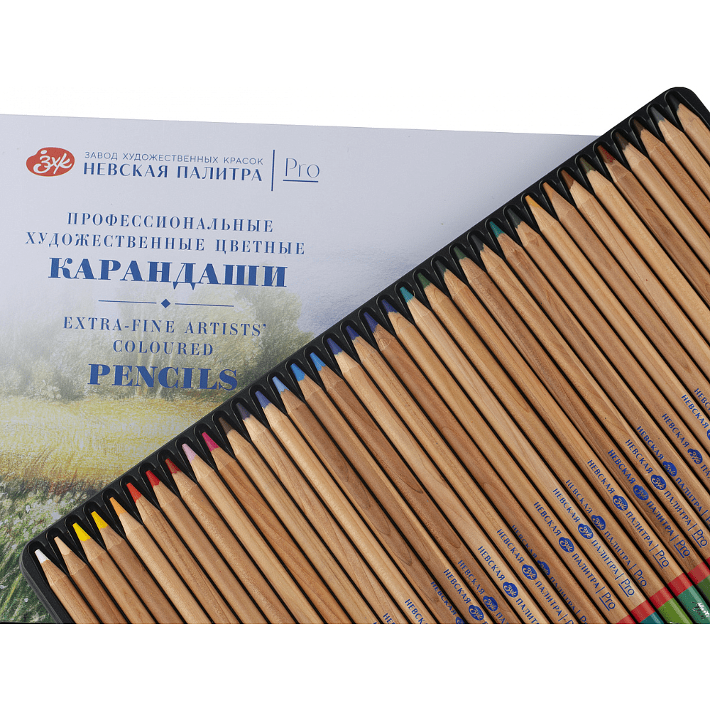 Цветные карандаши "Мастер-Класс", в жестяном пенале, 36 цветов - 4