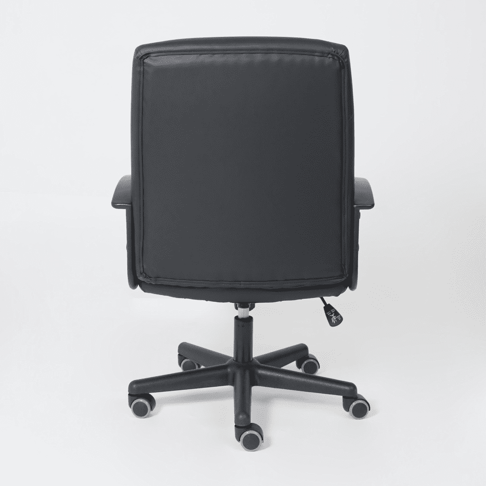 Компьютерное кресло "POLO", экокожа, пластик, черный - 5