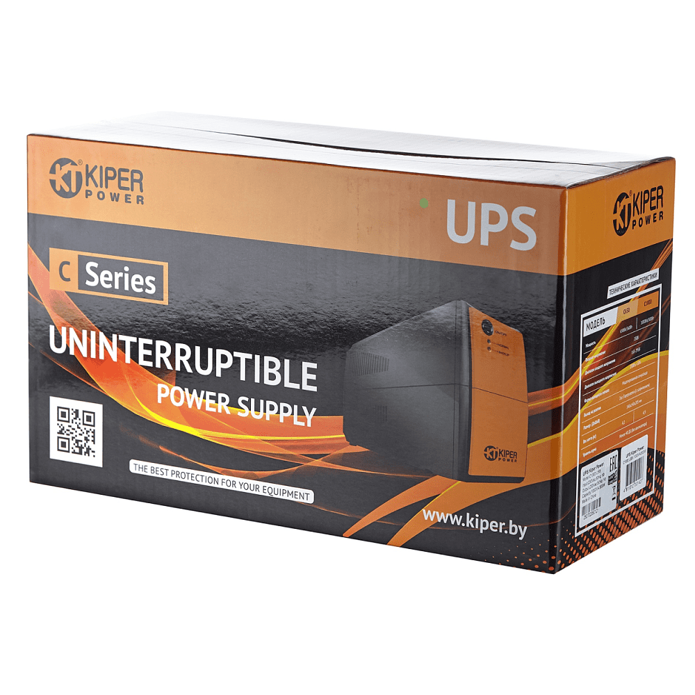 ИБП Kiper Power C1000 USB (1000VA/500W) - 6
