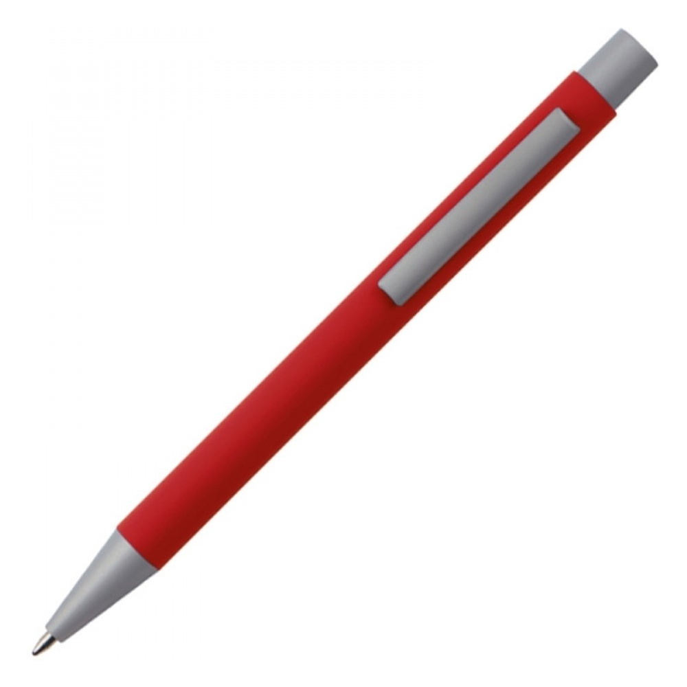 Ручка шариковая автоматическая "Abu Dhabi", 0.7 мм, красный, стерж. синий - 3