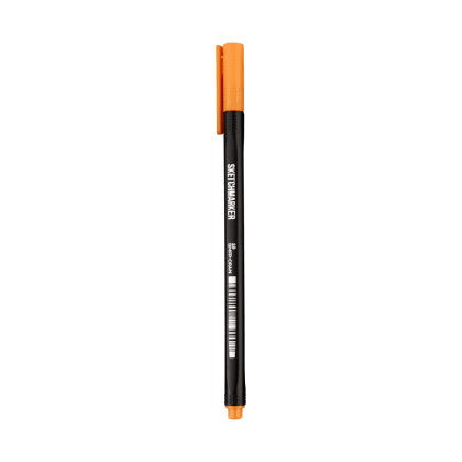 Ручка капиллярная "Sketchmarker Artist fine pen", 0.4 мм, оранжевый