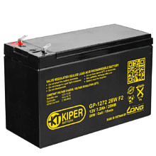 Аккумуляторная батарея Kiper GP-1272 28W F2, 12 В, 7.2 Ач