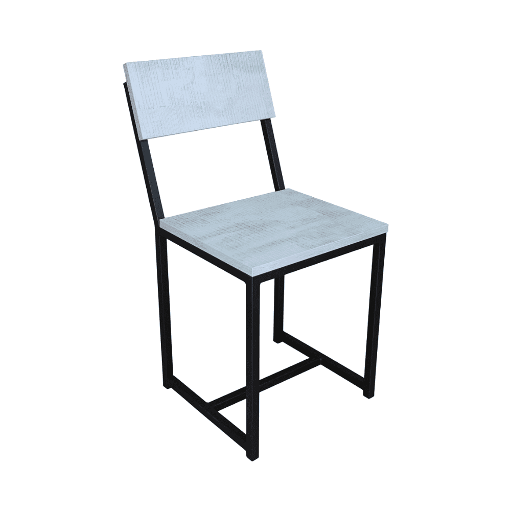 Стул ALLERD RION, металл, ЛДСП, черный муар, Энигма