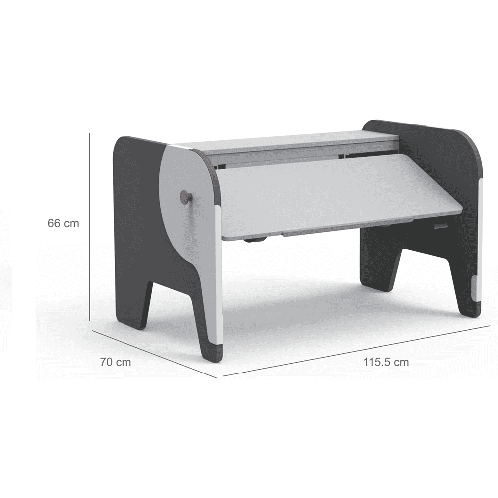 Стол Comf-Pro Elephant Desk UR-3, 1155х700х(340-815) мм, белый, серый - 5