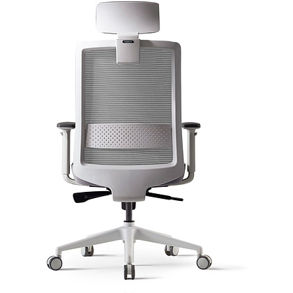 Кресло для руководителя BESTUHL "S30", сетка, ткань, пластик, серый - 4