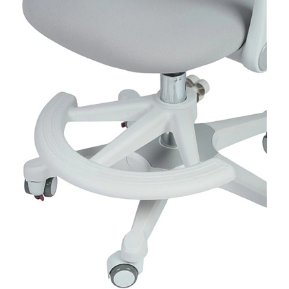 Кресло детское YOKA YC-2 Lenny, сетчатая ткань, серый, пластик, белый - 5