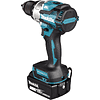 Дрель-шуруповерт аккумуляторная MAKITA DDF489RTJ, 18 В, 73 Нм, 5.0Ачx2, MakPac 2 - 5