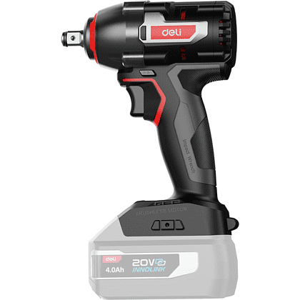 Аккумуляторный винтоверт Deli RS DE231Z, 20 В, 500 Нм, без АКБ и З/У, коробка - 3