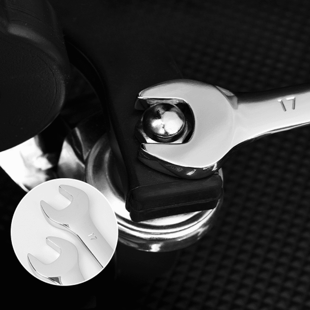 Ключ комбинированный Deli YS EDL34121, 21 мм, с трещоткой, 72 зуба - 3