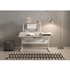 Полка Comf-Pro MINI SMART задняя, 840х620х240 мм, дуб белый, c доской белой - 5