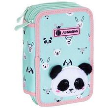 Пенал "Teddy panda", 3 отделения