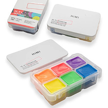 Краски гуашевые "Himi Jelly Cup.Glow in the dark. Bright color"