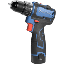 Аккумуляторная дрель-шуруповерт DongCheng DCJZ1604 (TYPE E), 16 В, 40 Нм, 2 АКБ, 2 Ач, З/У 2А