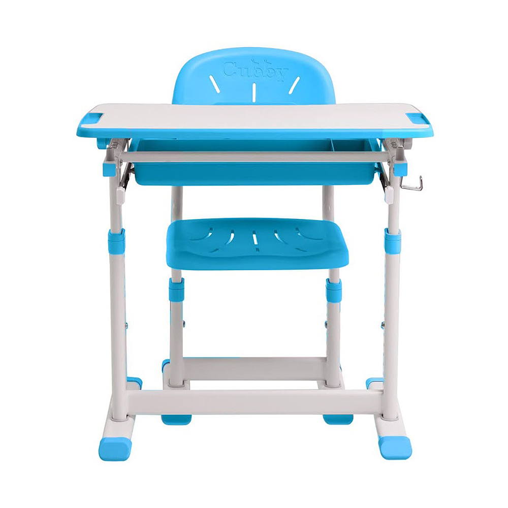 Комплект растущей мебели "CUBBY Sorpresa Blue": парта + стул, голубой - 4