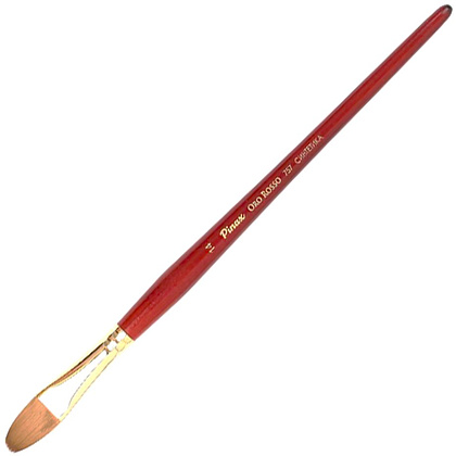 Кисть для рисования "Pinax ORO ROSSO", синтетика, плоскоовальная, №14