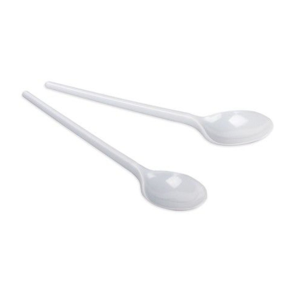 Пластиковая ложка чайная одноразовая, 12,2 см, 100 шт./упак., премиум