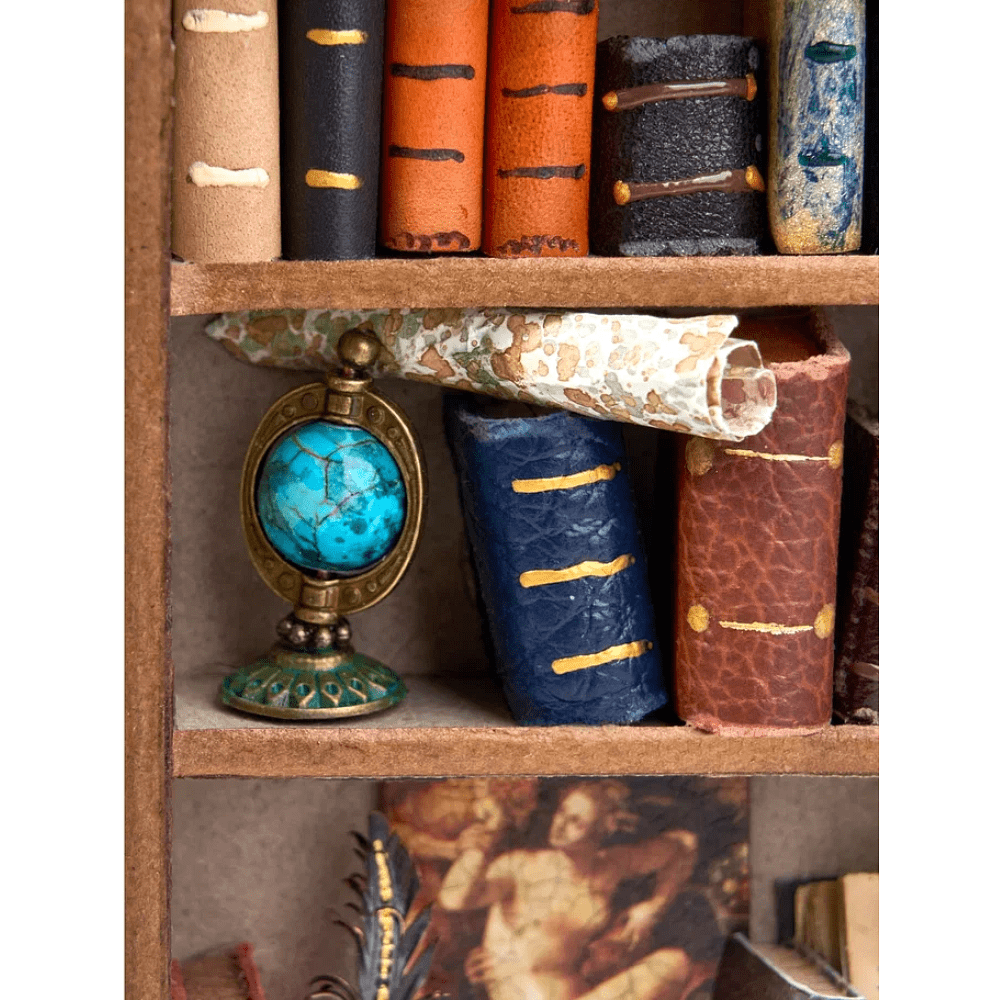Интерьерная миниатюра "Шкаф с книгами", 17х9х3 мм, ассорти - 5
