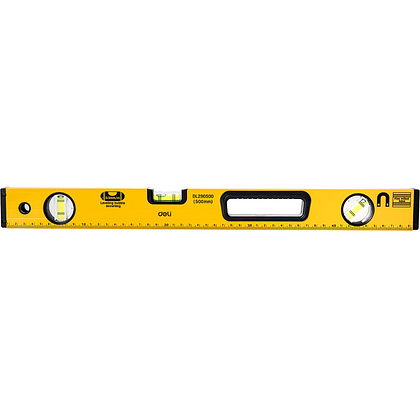 Уровень строительный Deli YS EDL290500, 500 мм, магнит - 4