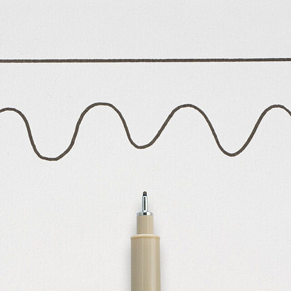 Ручка капиллярная "Pigma Micron", 0.5 мм, черный - 2