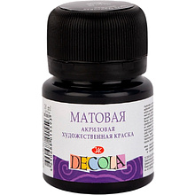 Краска акриловая матовая "Декола", 20 мл., банка