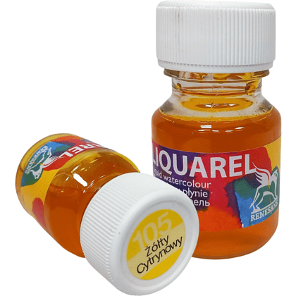 Акварель жидкая "Liquarel", 105 лимонный желтый, 30 мл - 2