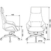Кресло для руководителя "Бюрократ DAO-2", черный - 9