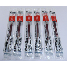 Стержень-роллер "Pentel EnerGel", 0.7 мм, 110 мм, красный