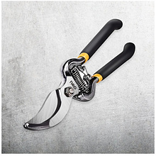 Секатор Deli GS EDL2778, пружина, диаметр реза 20 мм, ручка ПВХ, черный, зеленый