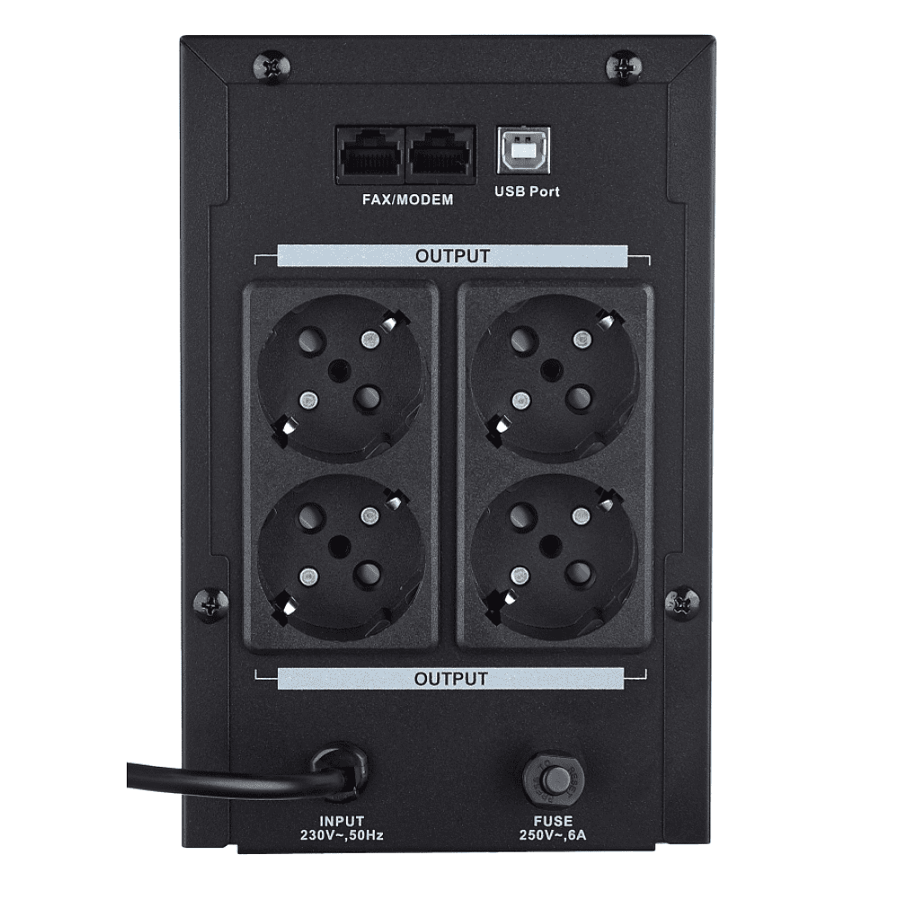 ИБП Kiper Power C1500 USB (1500VA/900W) - 4