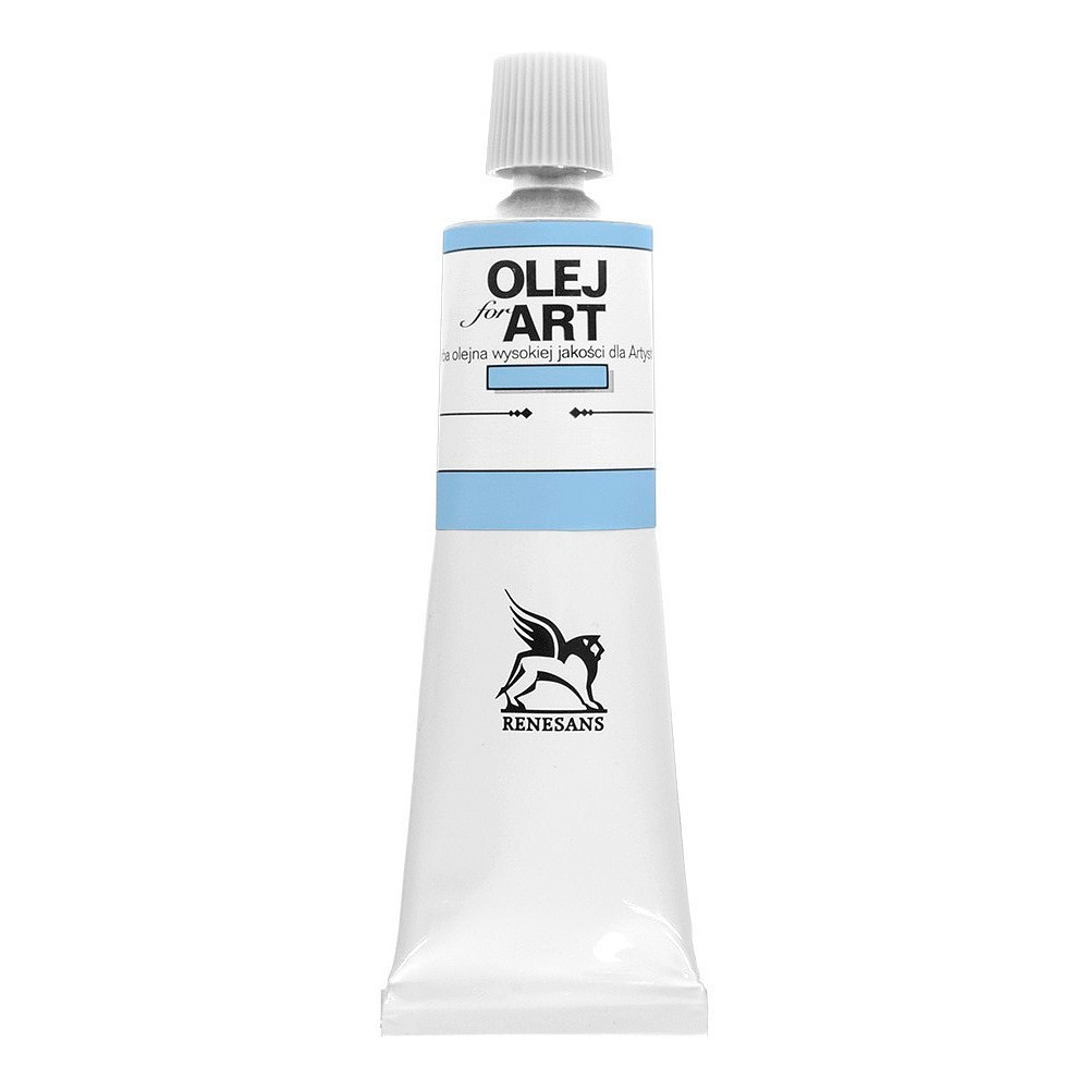 Краски масляные Renesans "Oils for art", 28 голубой королевский, 60 мл, туба