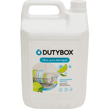Средство для мытья посуды "Dutybox Лайм и мята", экологичное, 5 л