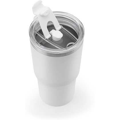 Кружка термическая "Joyner M", металл, пластик, 600 мл, белый - 3