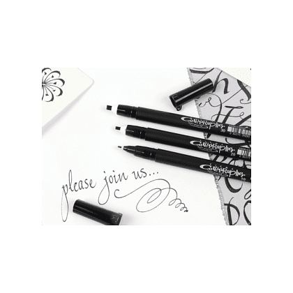 Ручка для каллиграфии "Pigma Calligrapher", 1 мм, черный - 4