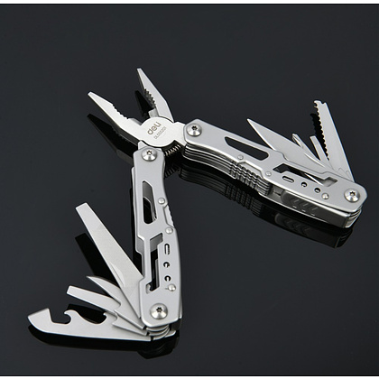 Мультитул Deli YS EDL555201, 13 функций, алюминий, серый - 4