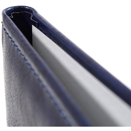 Папка на подпись, с карманом, синий - 5