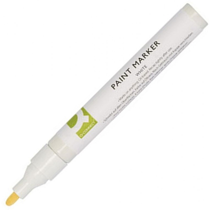 Маркер перм., на нитрокраске "KF14452" белый, блистер