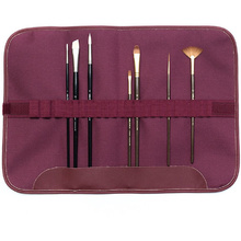 Пенал-органайзер "Малевичъ" для кистей, 34х48, бордо