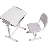 Комплект растущей мебели Fundesk "Cubby Sorpresa": парта + стул, серый - 2