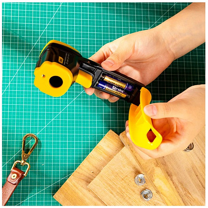 Термометр инфракрасный Deli YS EDL333380, -30-380℃, LCD дисплей, желтый, черный - 10