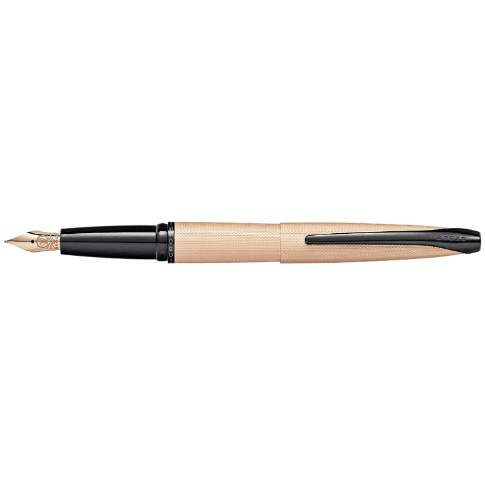 Ручка перьевая F "ATX Brushed Rose Gold PVD", розовое золото - 4