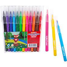 Фломастеры-кисточки "Цветик", 12 шт.