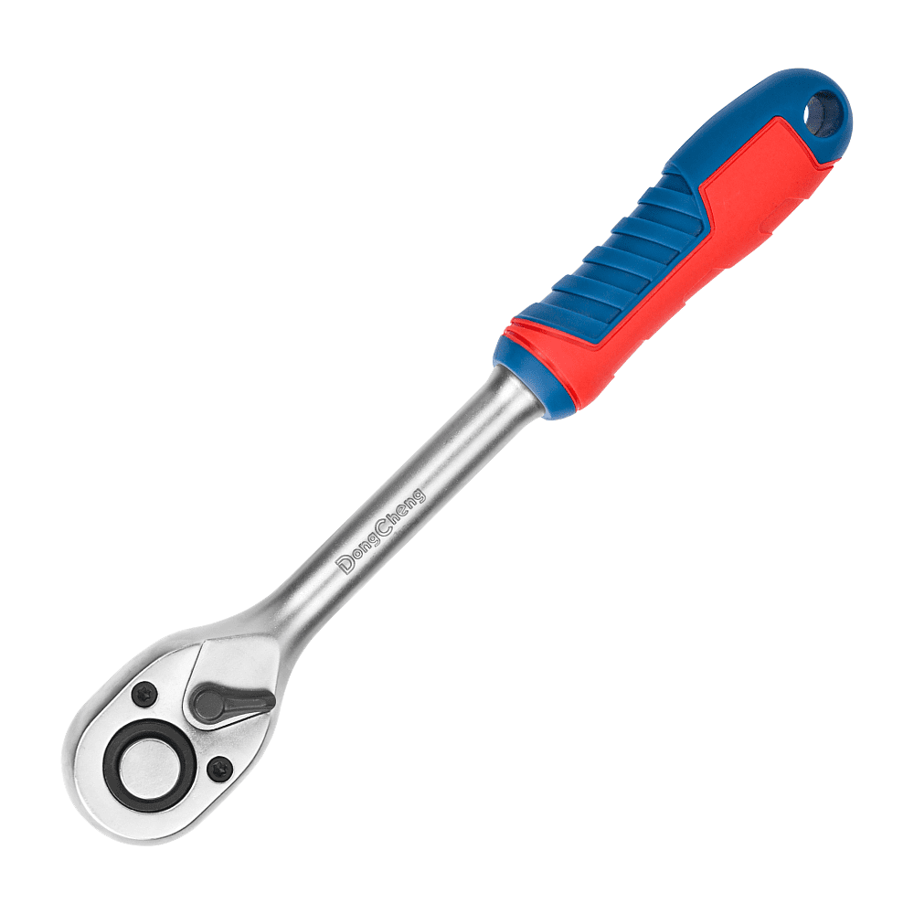 Ключ трещоточный DongCheng HD032101 1/4", 335 мм, 45 зубьев