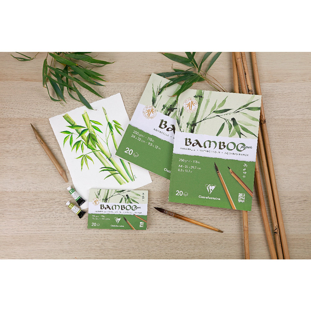 Блок-склейка для акварели "Bamboo", А3, 250г/м2, 15 листов - 3