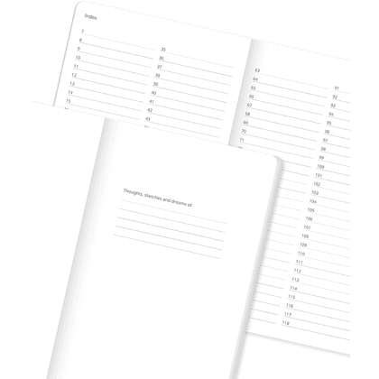 Блокнот "Wool & cotton", А5, 96 листов, линейка, синий - 4