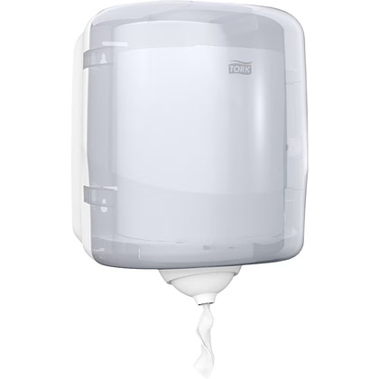 Диспенсер TORK Reflex, для протирочных материалов в рулонах с центральной вытяжкой пластиковый, белый, M4 - 3