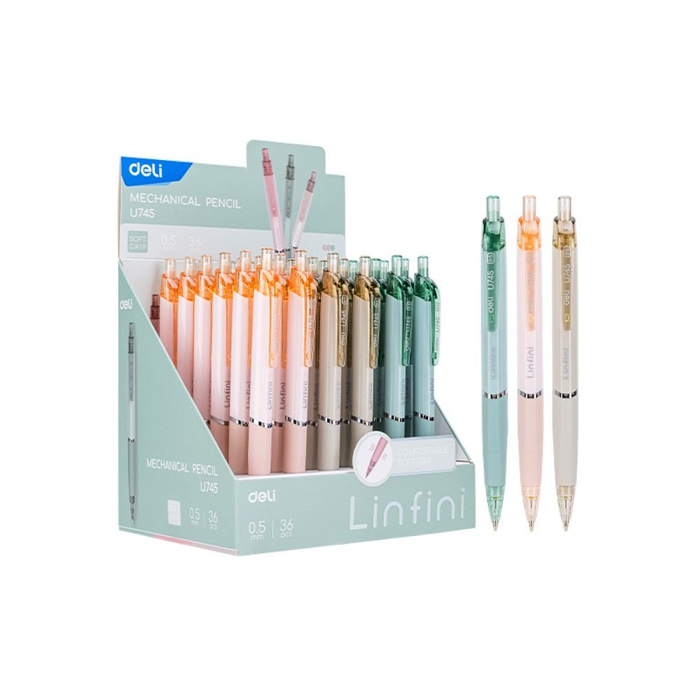 Карандаш автоматический "Linfini", 0.5 мм, ассорти - 2