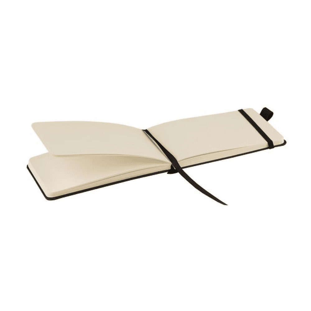 Скетчбук "Ладога", 14х9 см, 140 г/м2, 80 листов, черный - 2