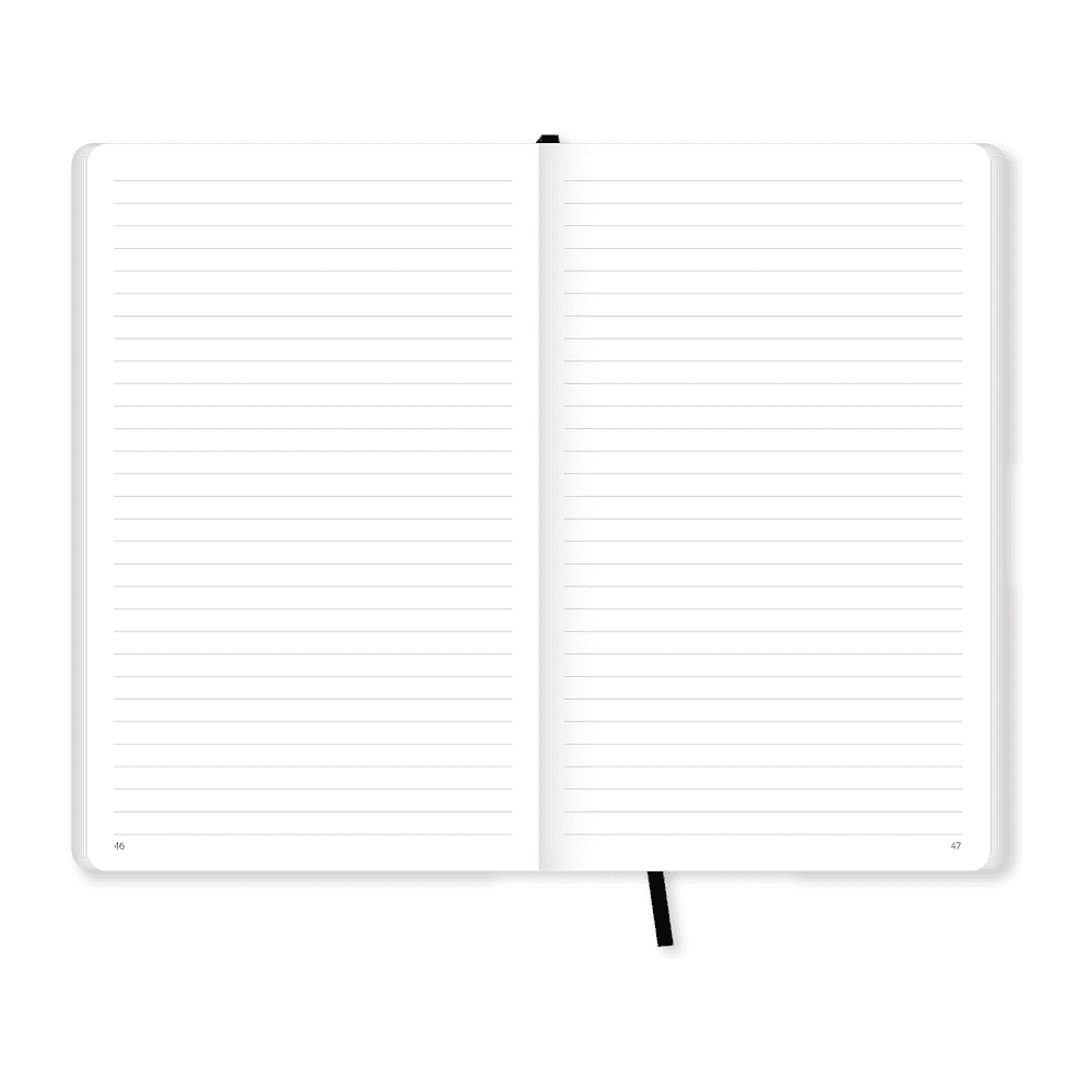 Блокнот "Wool & cotton", А5, 96 листов, линейка, белый - 3